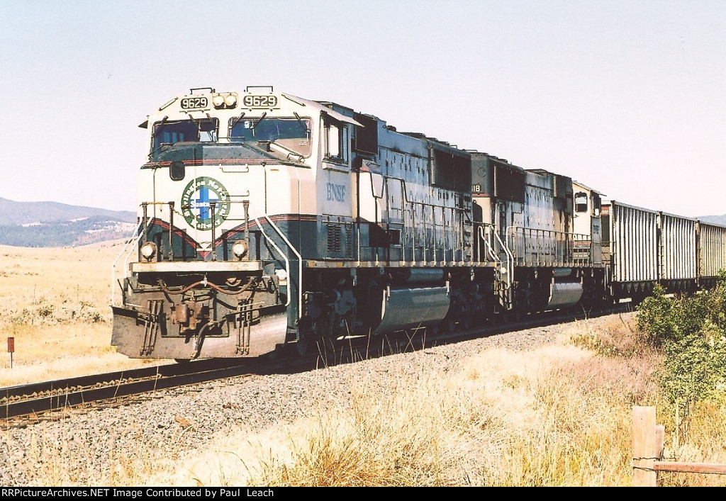 Coal empties roll east down the grade